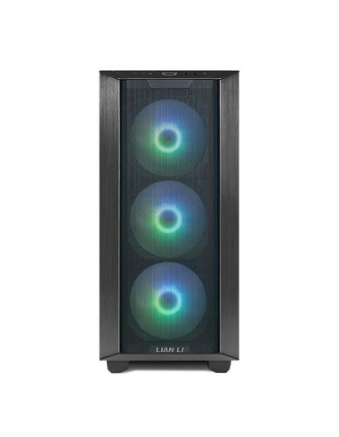 Case, LIAN LI, ATX/micro ATX/Mini-ITX/EATX, Black/Transparent, Midi Tower, PC, Lian Li Lancool III RGB Black (G99.LAN3RX.00), G