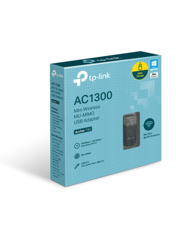 WRL ADAPTER 1267MBPS USB/DUAL BAND ARCHER T3U TP-LINK