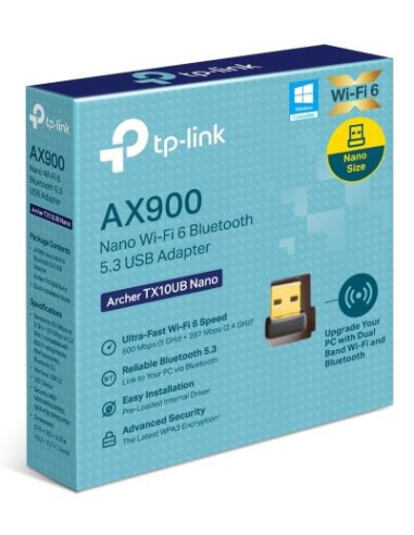 WRL ADAPTER 900MBPS USB/ARCHER TX10UB NANO TP-LINK