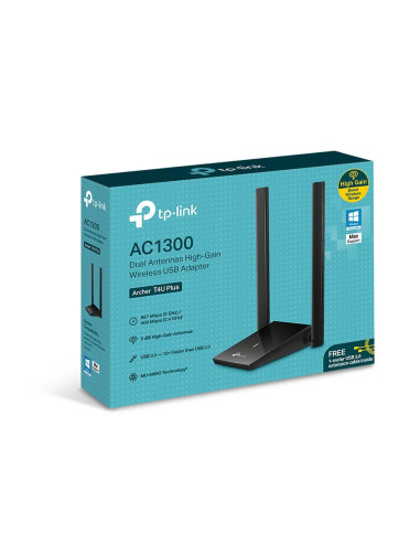 WRL ADAPTER 1300MBPS USB DUAL/BAND ARCHER T4U PLUS TP-LINK