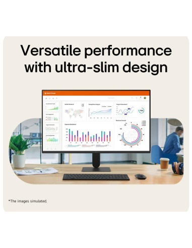 LCD Monitor, LG, 27 ", 1920 x 1080 pixels, Full HD, Native aspect ratio 16:9, LCD, Flat, 27U411B-B