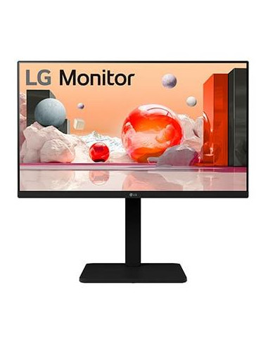 LCD Monitor, LG, 23.8 ", 1920 x 1080 pixels, Full HD, Native aspect ratio 16:9, Flat, 24BA450-B