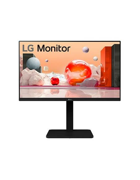 LCD Monitor, LG, 23.8 ", 1920 x 1080 pixels, Full HD, Native aspect ratio 16:9, Flat, 24BA450-B