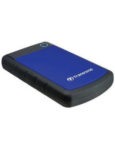External HDD, TRANSCEND, StoreJet, 4TB, USB 3.1, Colour Blue, TS4TSJ25H3B
