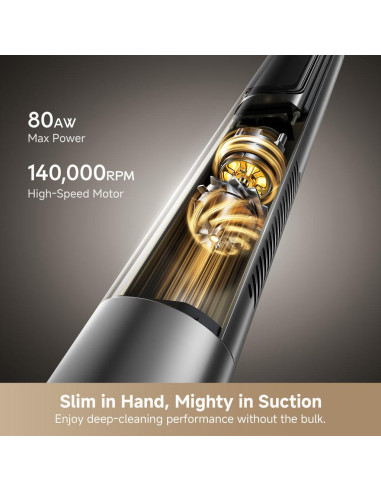 Vacuum Cleaner, DREAME, Air Station, Dry, Stick vacuum, Black, Bagless, Battery, VXV45A