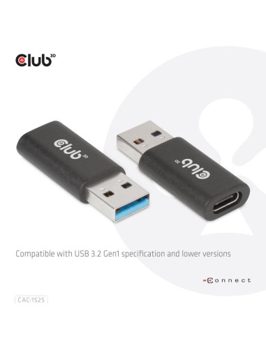 I/O ADAPTER USB3.2 TO USB-C/M/F CAC-1525 CLUB3D