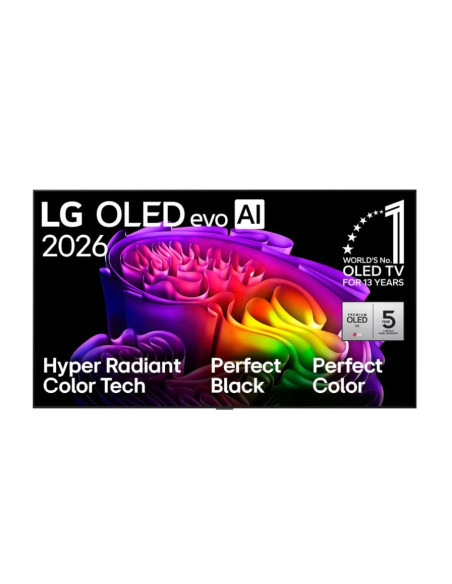 TV Set, LG, 65 ", 4K Ultra HD, 3840 x 2160 pixels, Flat, OLED, OLED65G61LW