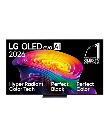 TV Set, LG, 83 ", 4K Ultra HD, 3840 x 2160 pixels, Flat, 16:9, OLED evo, OLED83C61LA