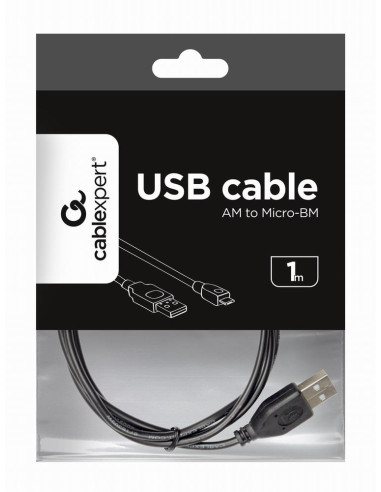 CABLE USB2 TO MICRO-USB 1M/CCP-MUSB2-AMBM-1M GEMBIRD