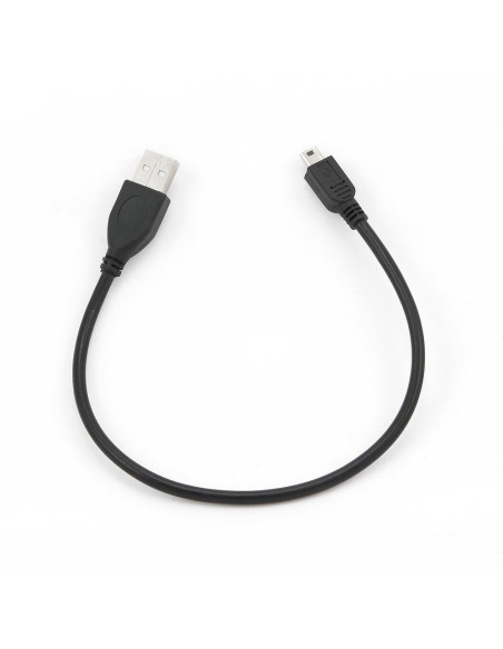 CABLE USB2 AM-MINI 30CM BLACK/CCP-USB2-AM5P-1 GEMBIRD