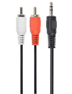 CABLE AUDIO 3.5MM TO 2RCA 2.5M/CCA-458-2.5M GEMBIRD
