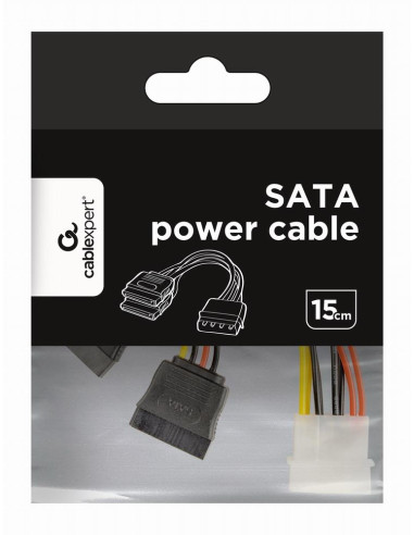 CABLE POWER SATA X2 15CM/CC-SATA-PSY GEMBIRD