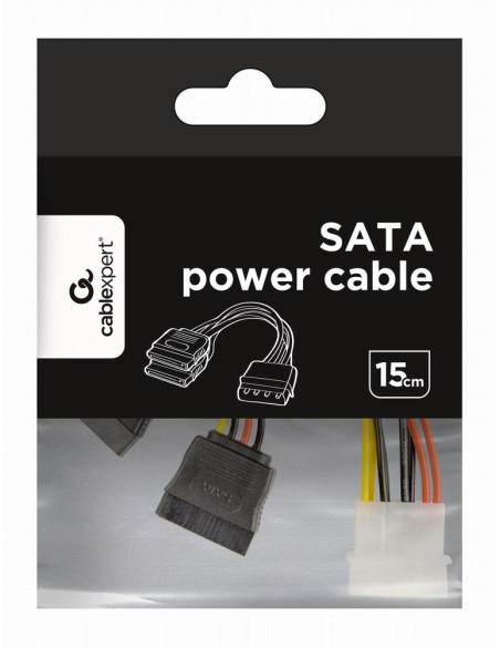 CABLE POWER SATA X2 15CM/CC-SATA-PSY GEMBIRD