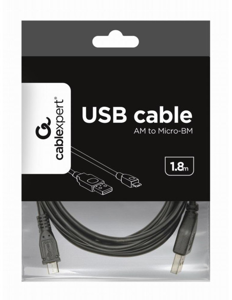 CABLE USB2 TO MICRO-USB 1.8M/CCP-MUSB2-AMBM-6 GEMBIRD