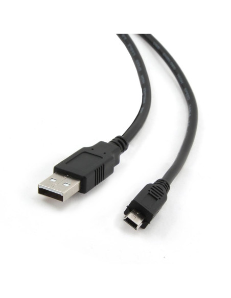 CABLE USB2 AM-MINI 1.8M BLACK/CCP-USB2-AM5P-6 GEMBIRD