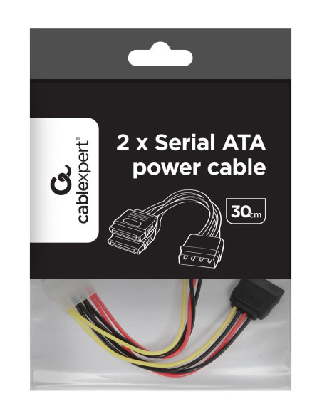 CABLE POWER SATA X2 30CM/CC-SATA-PSY-0.3M GEMBIRD