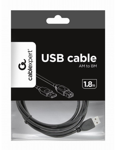 CABLE USB2 AM-BM 1.8M/CCP-USB2-AMBM-6 GEMBIRD