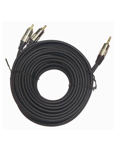 CABLE AUDIO 3.5MM TO 2RCA 1.5M/GOLD CCA-352-1.5M GEMBIRD
