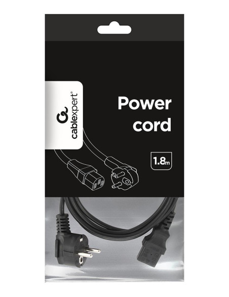 CABLE POWER EU 1.8M 6A/PC-186 GEMBIRD