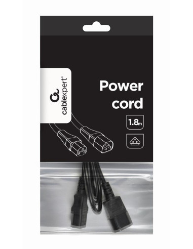 CABLE POWER C13 TO C14 1.8M/PC-189-075-1.8M GEMBIRD