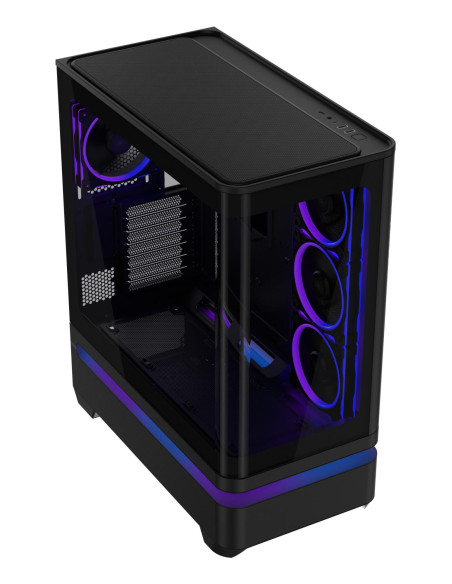 Case, ASUS, ATX/micro ATX/Mini-ITX, Black, PC, PRIME AP304 TG ARGB BLACK, 90DC0110-B19000