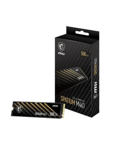 SSD, MSI, SPATIUM M461, 500 GB, M.2, PCI Express 4.0, NVMe Yes, Write speed 1700 MB/s, Read speed 4700 MB/s, MTBF 1500000 h, 11