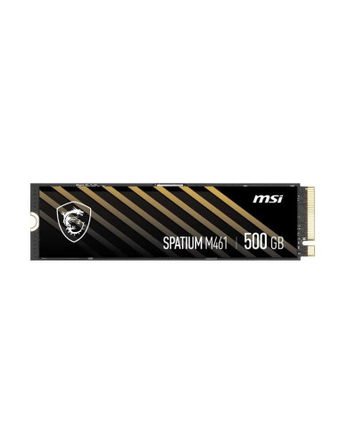 SSD, MSI, SPATIUM M461, 500 GB, M.2, PCI Express 4.0, NVMe Yes, Write speed 1700 MB/s, Read speed 4700 MB/s, MTBF 1500000 h, 11