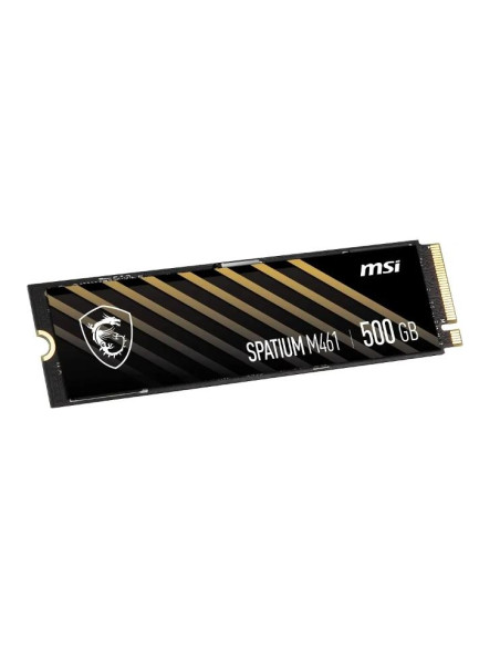 SSD, MSI, SPATIUM M461, 500 GB, M.2, PCI Express 4.0, NVMe Yes, Write speed 1700 MB/s, Read speed 4700 MB/s, MTBF 1500000 h, 11