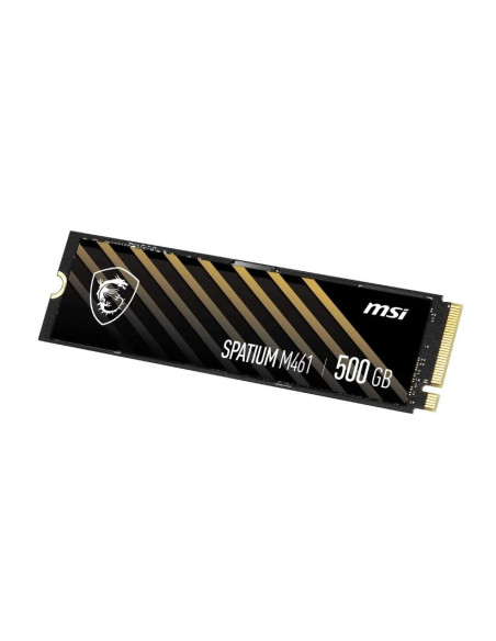 SSD, MSI, SPATIUM M461, 500 GB, M.2, PCI Express 4.0, NVMe Yes, Write speed 1700 MB/s, Read speed 4700 MB/s, MTBF 1500000 h, 11