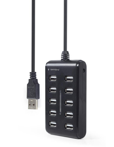 I/O HUB USB2 10PORT/UHB-U2P10P-01 GEMBIRD