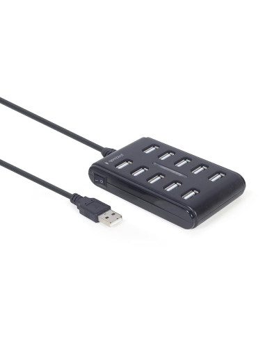 I/O HUB USB2 10PORT/UHB-U2P10P-01 GEMBIRD