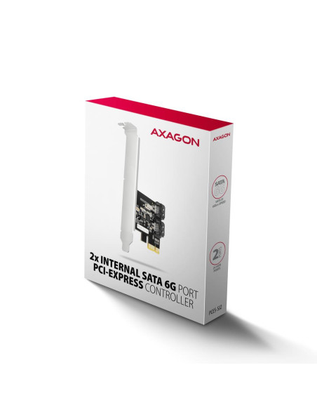 SSD ACC I/O CONTROLLER PCIE/2XSATA 6G PCES-SJ2 AXAGON