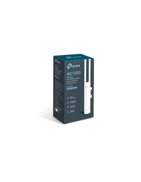 Access Point, TP-LINK, 1200 Mbit/s, 1xLAN ports, 2xAntennas quantity, EAP225-OUTDOOR