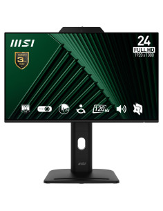 LCD Monitor, MSI, PRO MP242PMG, 23.8", Business, Panel IPS, 1920x1080, 16:9, 120 Hz, 1 ms, Speakers, PROMP242PMG