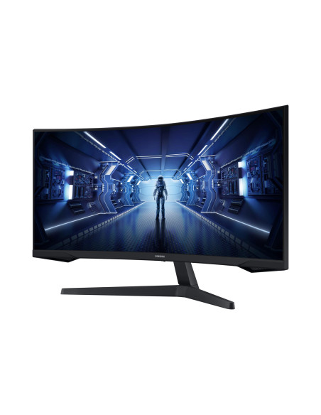 LCD Monitor, SAMSUNG, Odyssey G5, 34", Gaming/Curved/21 : 9, Panel VA, 3440x1440, 21:9, 1 ms, Tilt, Colour Black, LC34G55TWWPXE