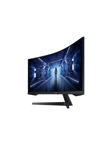 LCD Monitor, SAMSUNG, Odyssey G5, 34", Gaming/Curved/21 : 9, Panel VA, 3440x1440, 21:9, 1 ms, Tilt, Colour Black, LC34G55TWWPXE