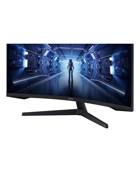 LCD Monitor, SAMSUNG, Odyssey G5, 34", Gaming/Curved/21 : 9, Panel VA, 3440x1440, 21:9, 1 ms, Tilt, Colour Black, LC34G55TWWPXE