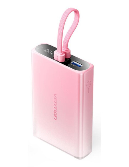POWER BANK USB 10000MAH 22.5W/PINK FHZP0 VENTION