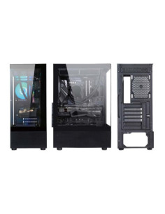 Case, GOLDEN TIGER, Raider DK-6, MidiTower, Case product features Transparent panel, Not included, ATX, Colour Black, RAIDERDK6