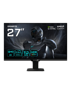 LCD Monitor, GIGABYTE, 27 ", 2560 x 1440 pixels, Quad HD, Native aspect ratio 16:9, LED, Flat, G27Q20TEK