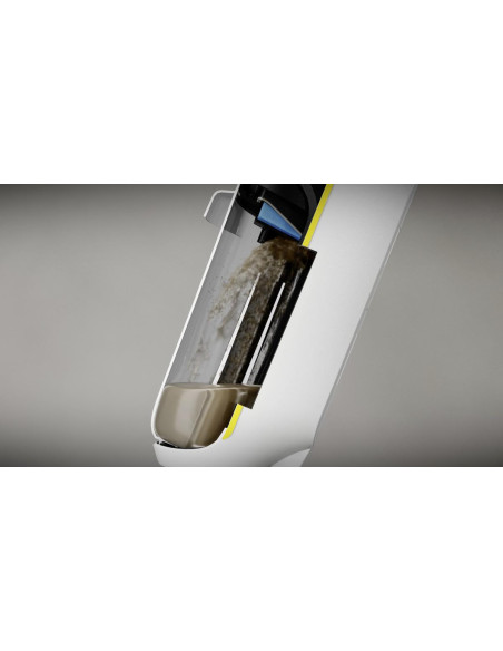 Vacuum Cleaner, KARCHER, FCV 4, Dry&wet, 3-in-1 stick vacuum, White/Black, Bagless, Battery, 1.056-131.0