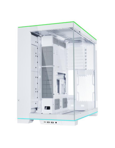 Case, LIAN LI, O11 DYNAMIC EVO RGB, Tower, Case product features Transparent panel, ATX, EATX, MicroATX, MiniITX, Colour White,