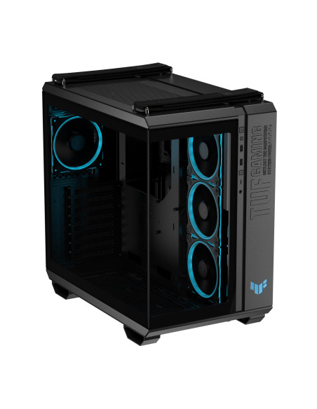 Case, ASUS, TUF Gaming GT502 Horizon, MidiTower, Case product features Transparent panel, Not included, ATX, MicroATX, MiniITX,