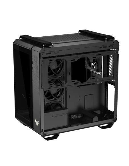 Case, ASUS, TUF Gaming GT502 Horizon, MidiTower, Case product features Transparent panel, Not included, ATX, MicroATX, MiniITX,