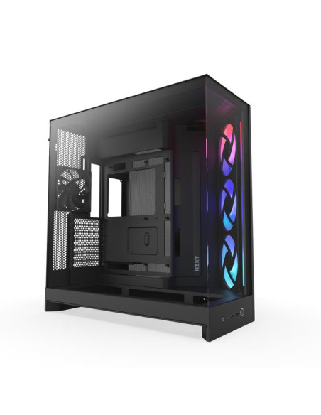 Case, NZXT, ATX/micro ATX/Mini-ITX/EATX, Black, Midi Tower, PC, CM-H92FB-R1