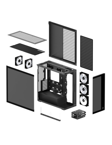 Case, ARCTIC, EATX, Black, Midi Tower, PC, ACPCC00015A
