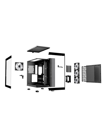 Case, BE QUIET, LIGHT BASE 600 LX, Tower, ATX, MicroATX, MiniITX, Colour Black, BGW67
