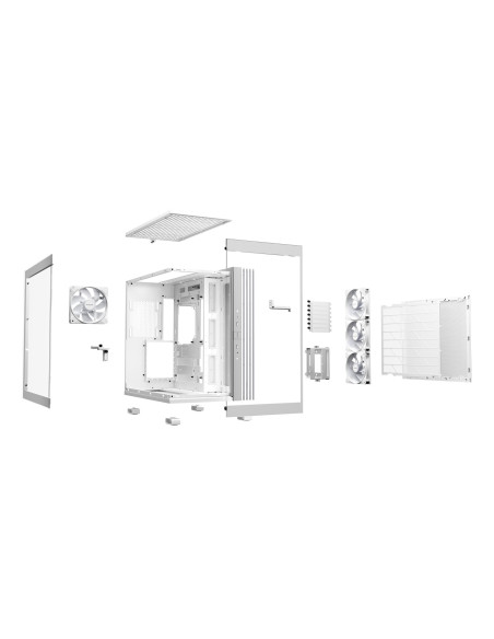 Case, BE QUIET, LIGHT BASE 600 LX, Tower, ATX, MicroATX, MiniITX, Colour White, BGW68