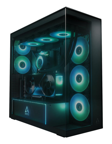 Case, ARCTIC, Xtender VG (Black), Case product features Transparent panel, Not included, Colour Black, ACPCC00016A