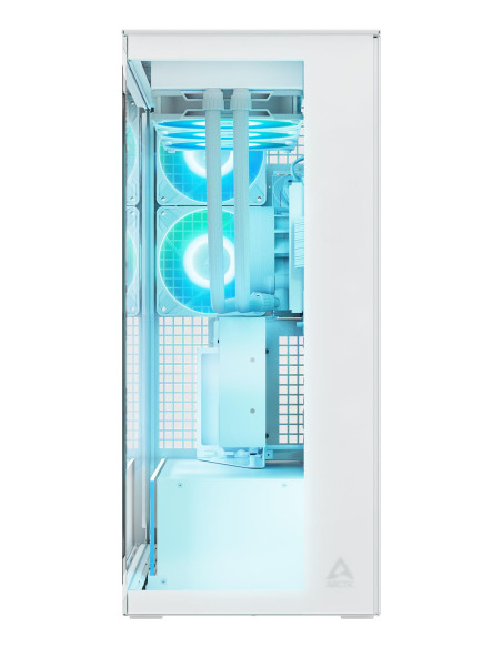 Case, ARCTIC, Xtender VG (White), Case product features Transparent panel, Not included, Colour White, ACPCC00017A